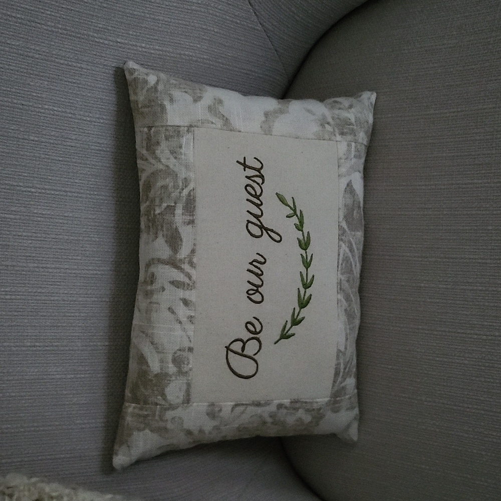 Be our guest pillow